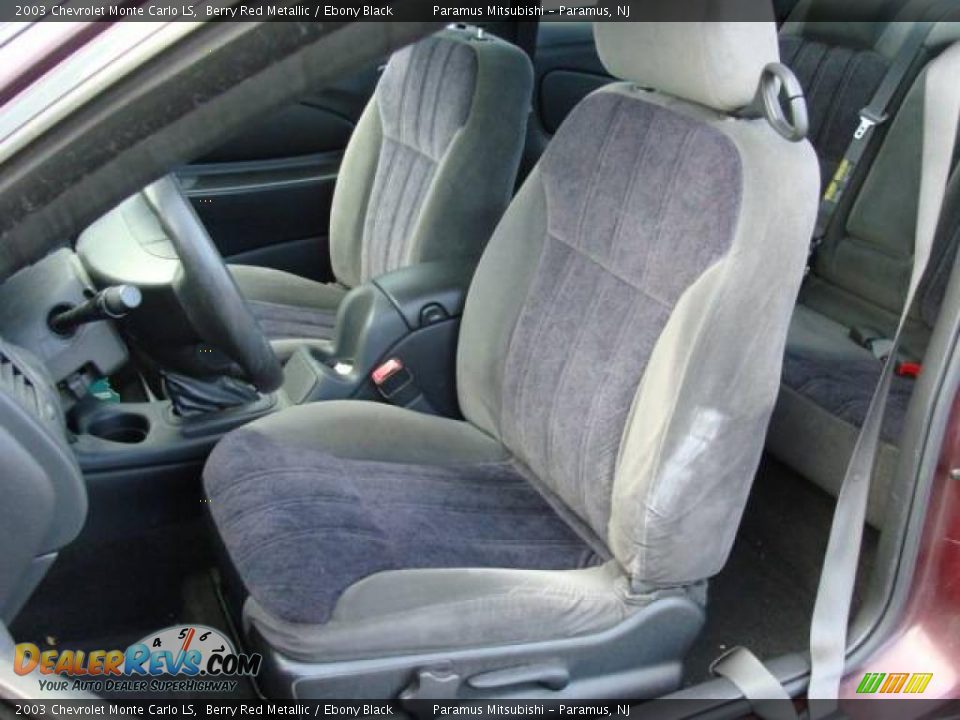 2003 Chevrolet Monte Carlo LS Berry Red Metallic / Ebony Black Photo #10