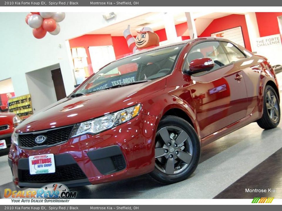 2010 Kia Forte Koup EX Spicy Red / Black Photo #1