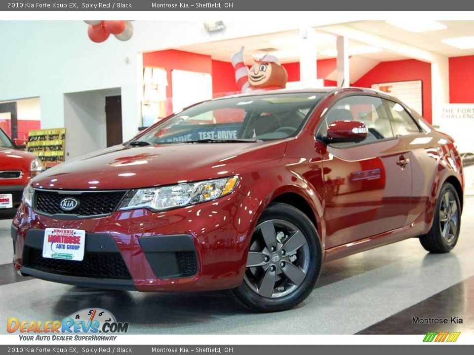 2010 Kia Forte Koup EX Spicy Red / Black Photo #2