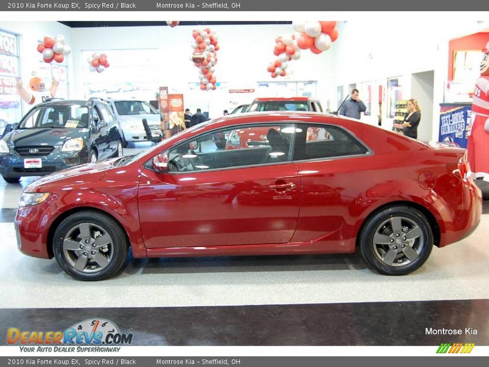 2010 Kia Forte Koup EX Spicy Red / Black Photo #3