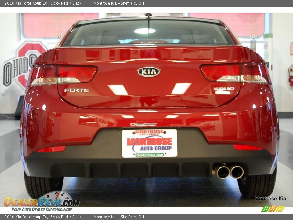 2010 Kia Forte Koup EX Spicy Red / Black Photo #6