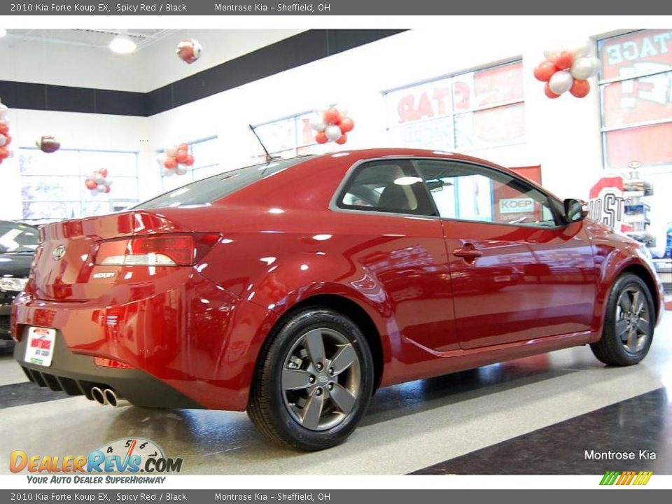 2010 Kia Forte Koup EX Spicy Red / Black Photo #7
