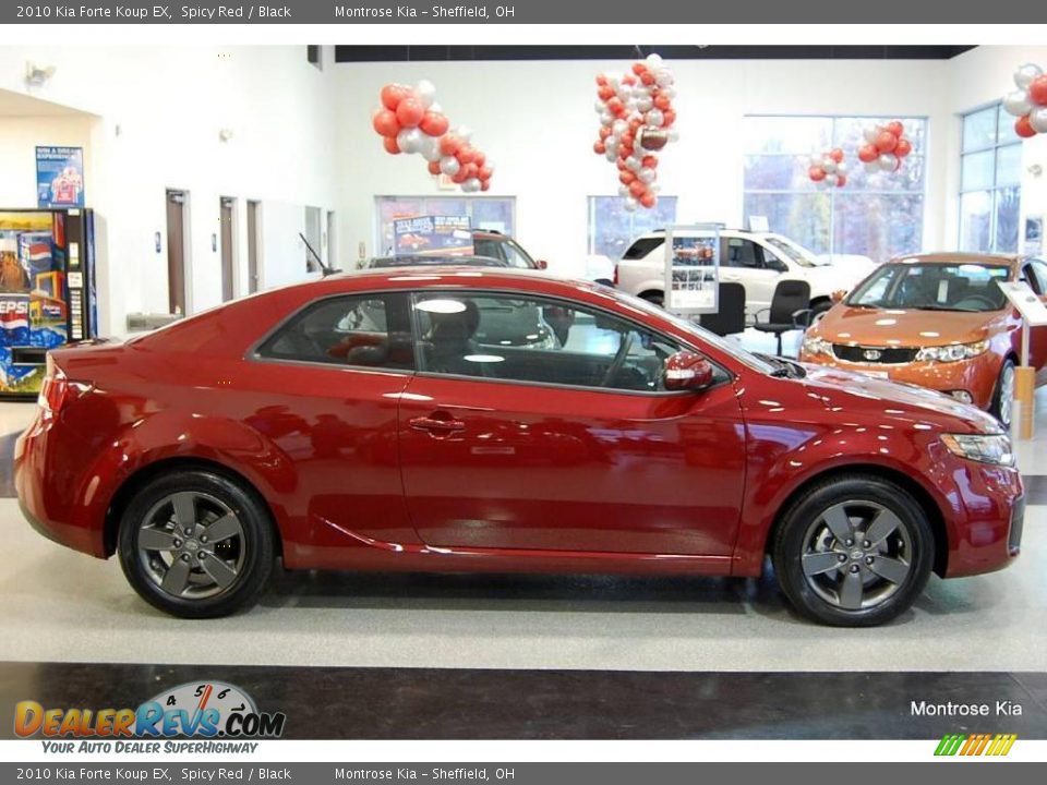 2010 Kia Forte Koup EX Spicy Red / Black Photo #8