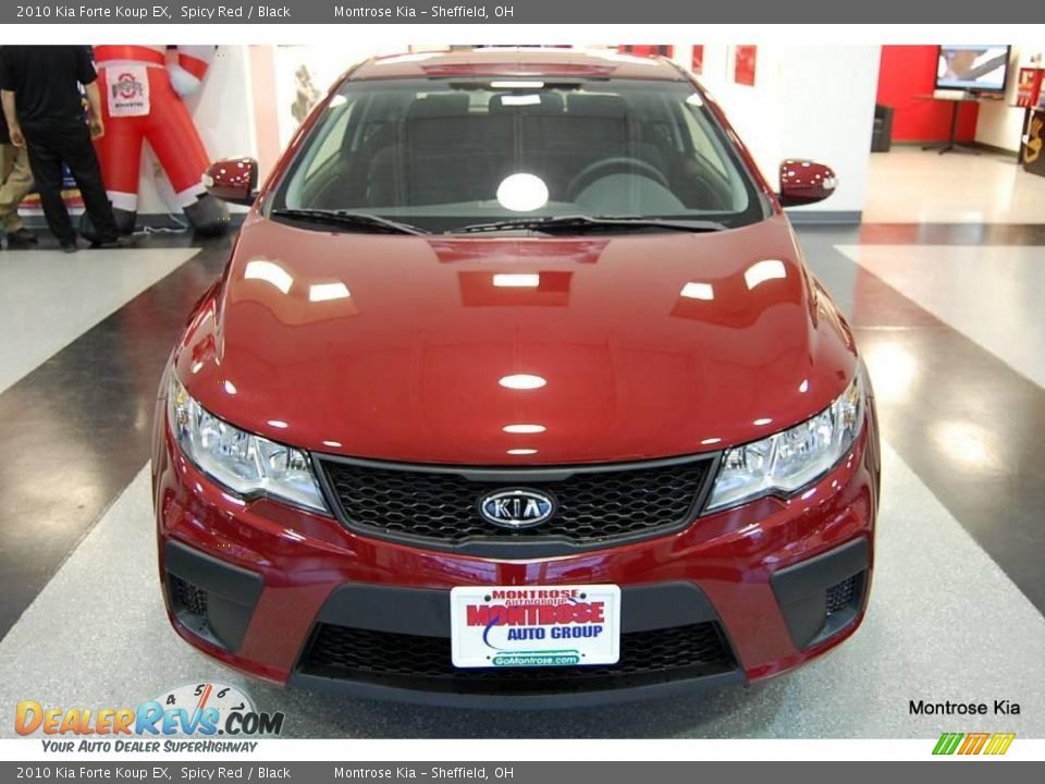 2010 Kia Forte Koup EX Spicy Red / Black Photo #10