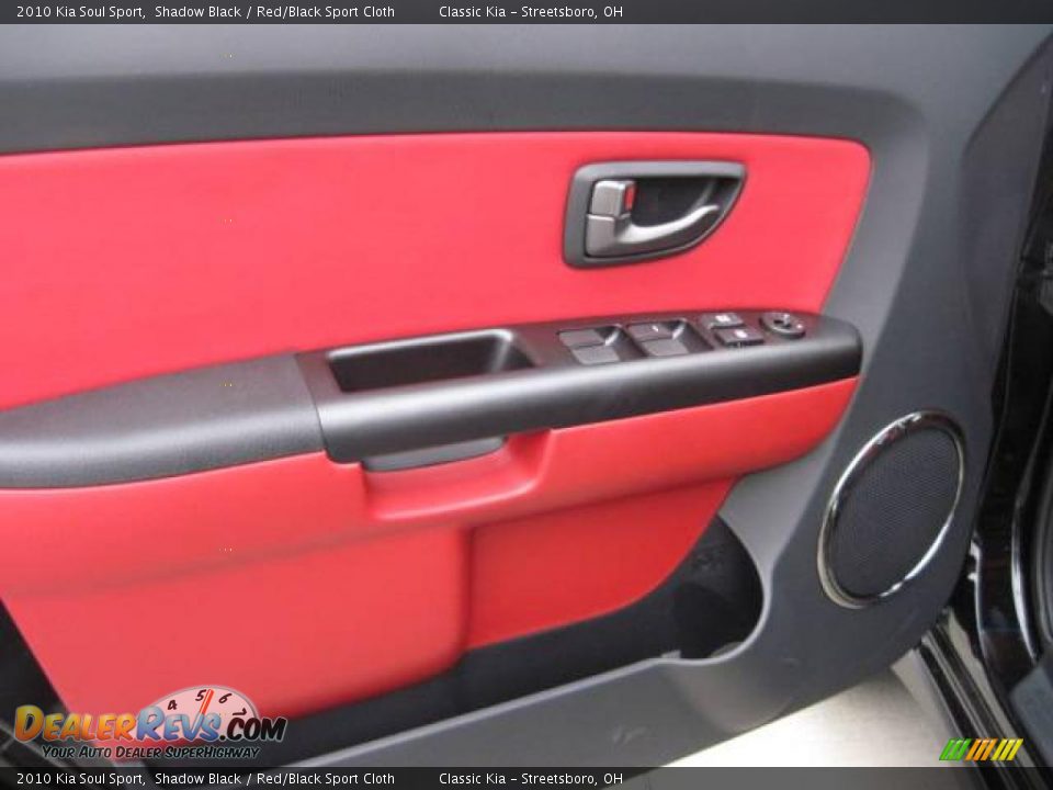 2010 Kia Soul Sport Shadow Black / Red/Black Sport Cloth Photo #6