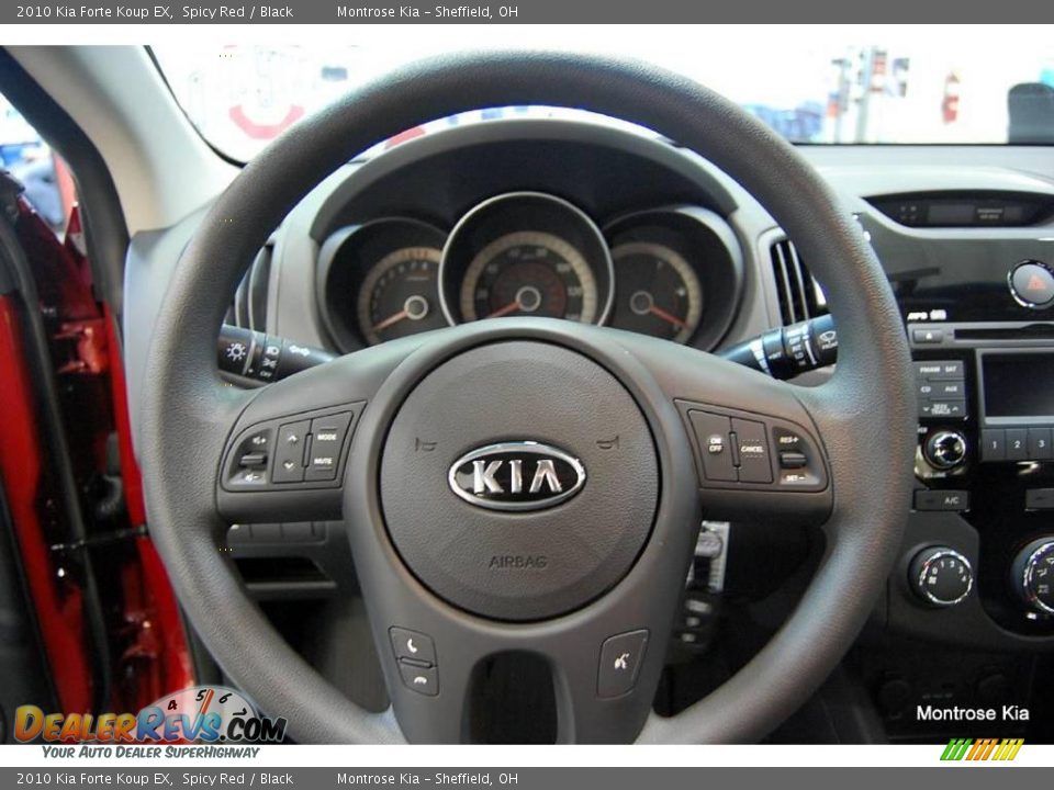 2010 Kia Forte Koup EX Spicy Red / Black Photo #22