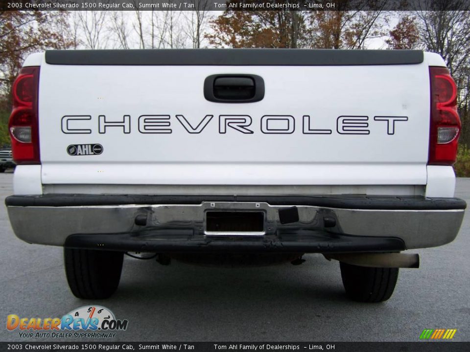 2003 Chevrolet Silverado 1500 Regular Cab Summit White / Tan Photo #5