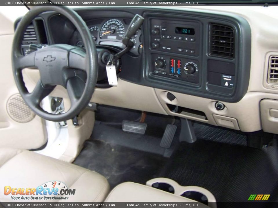 2003 Chevrolet Silverado 1500 Regular Cab Summit White / Tan Photo #10