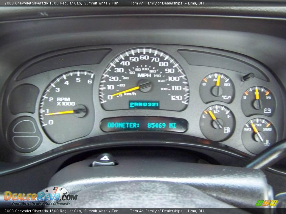 2003 Chevrolet Silverado 1500 Regular Cab Summit White / Tan Photo #12