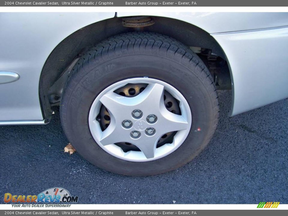 2004 Chevrolet Cavalier Sedan Ultra Silver Metallic / Graphite Photo #9
