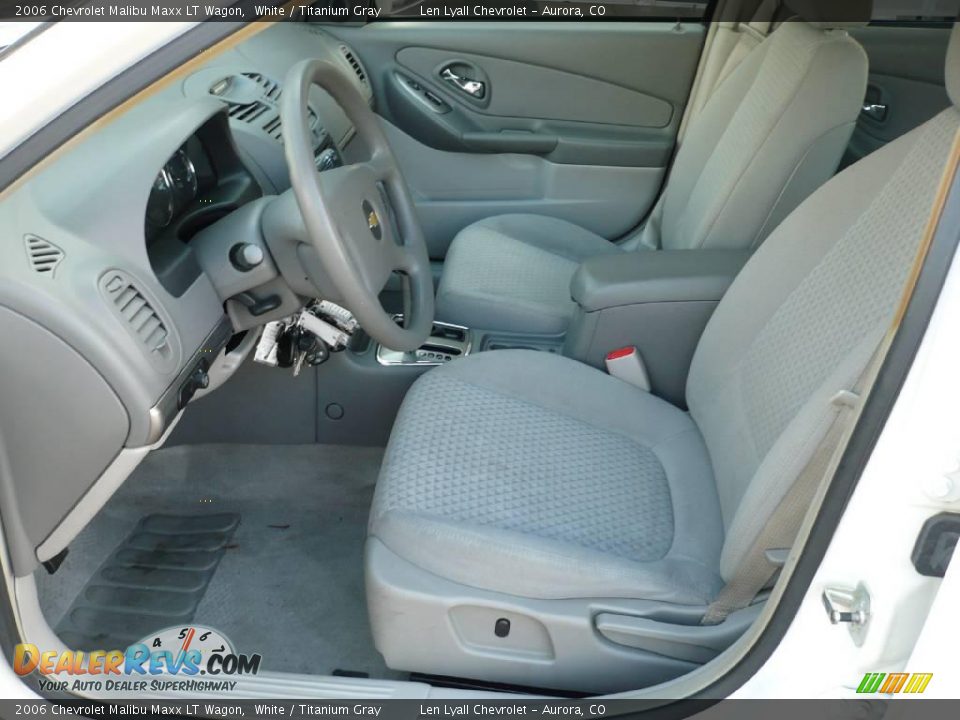 2006 Chevrolet Malibu Maxx LT Wagon White / Titanium Gray Photo #9