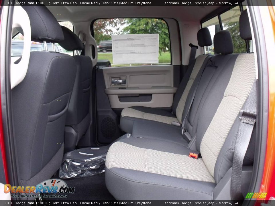 2010 Dodge Ram 1500 Big Horn Crew Cab Flame Red / Dark Slate/Medium Graystone Photo #7