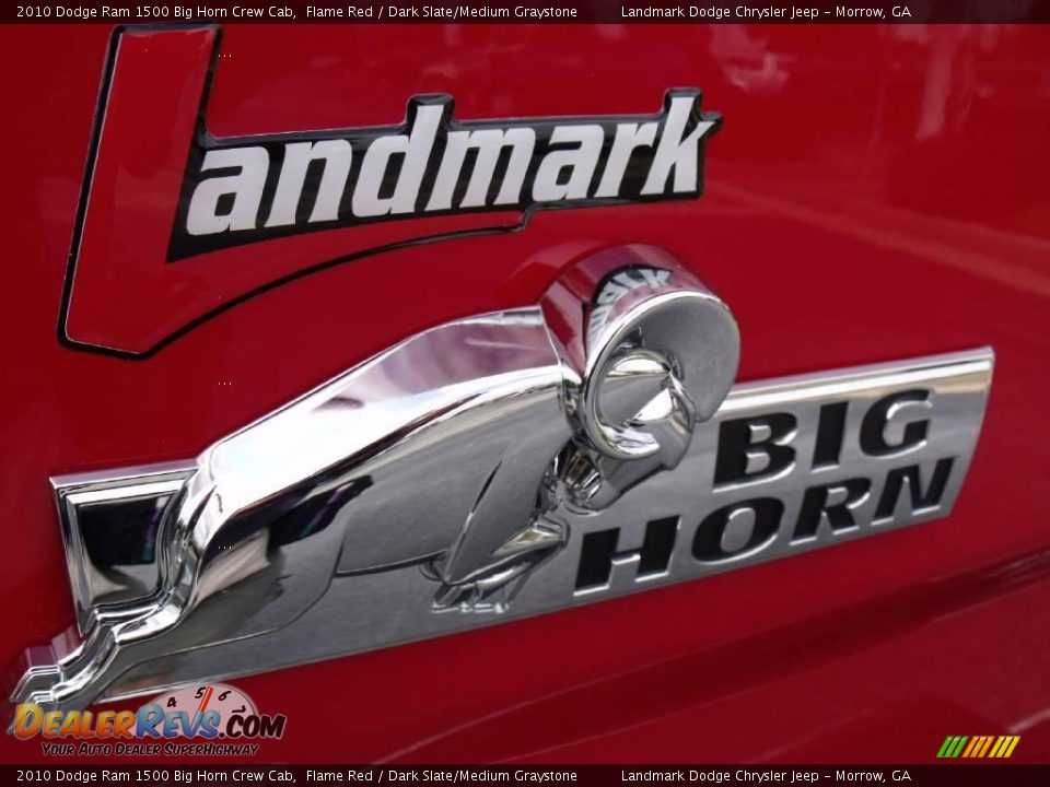 2010 Dodge Ram 1500 Big Horn Crew Cab Flame Red / Dark Slate/Medium Graystone Photo #8