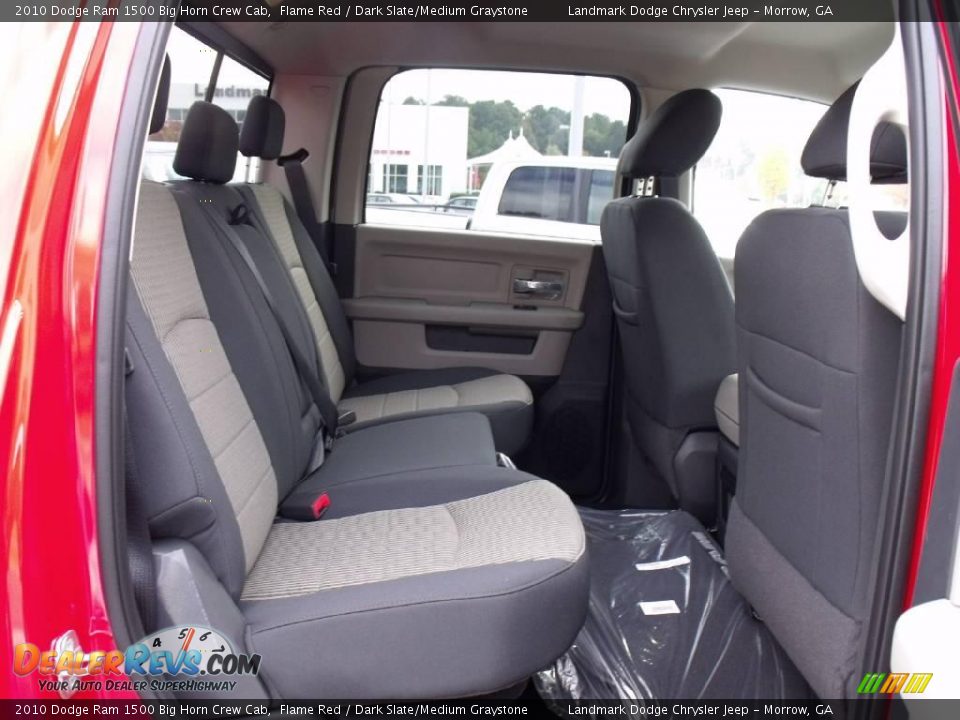 2010 Dodge Ram 1500 Big Horn Crew Cab Flame Red / Dark Slate/Medium Graystone Photo #9