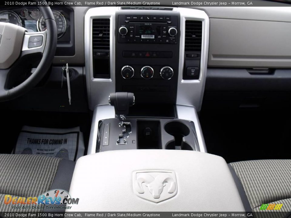 2010 Dodge Ram 1500 Big Horn Crew Cab Flame Red / Dark Slate/Medium Graystone Photo #11