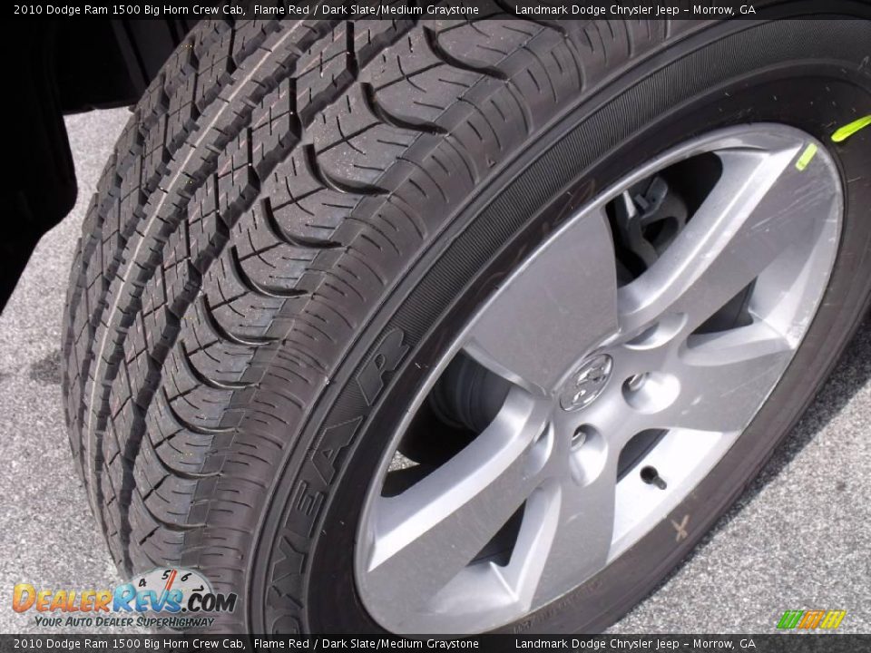 2010 Dodge Ram 1500 Big Horn Crew Cab Flame Red / Dark Slate/Medium Graystone Photo #14