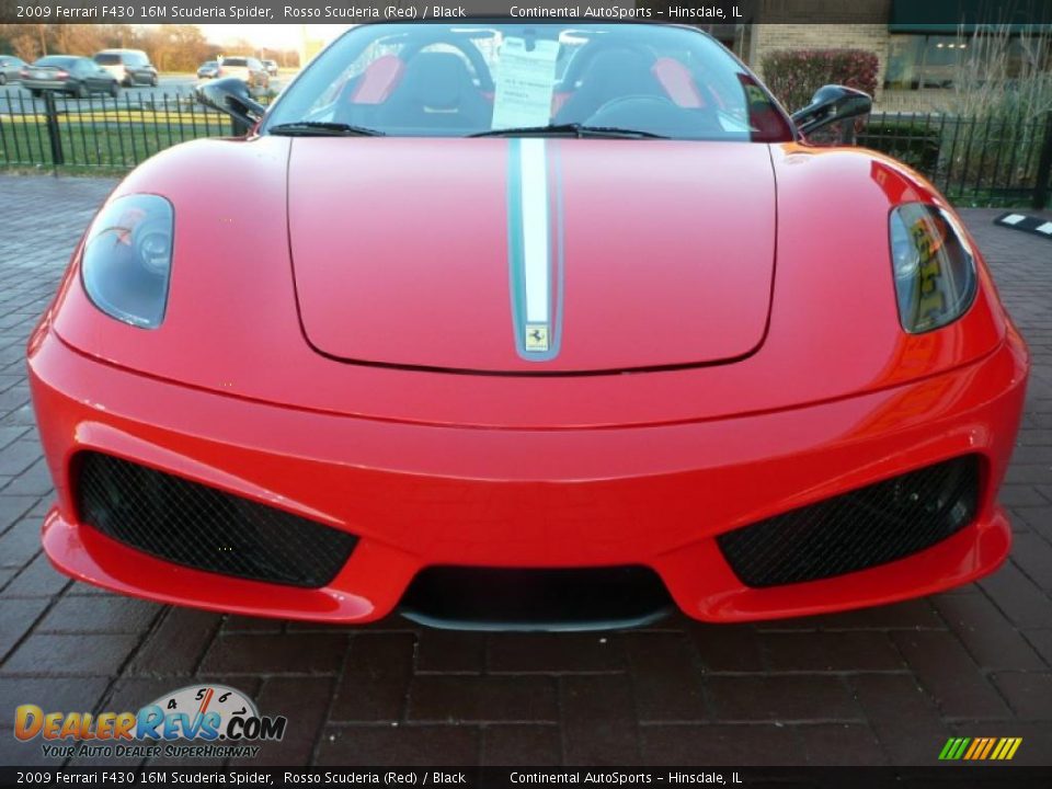 2009 Ferrari F430 16M Scuderia Spider Rosso Scuderia (Red) / Black Photo #4