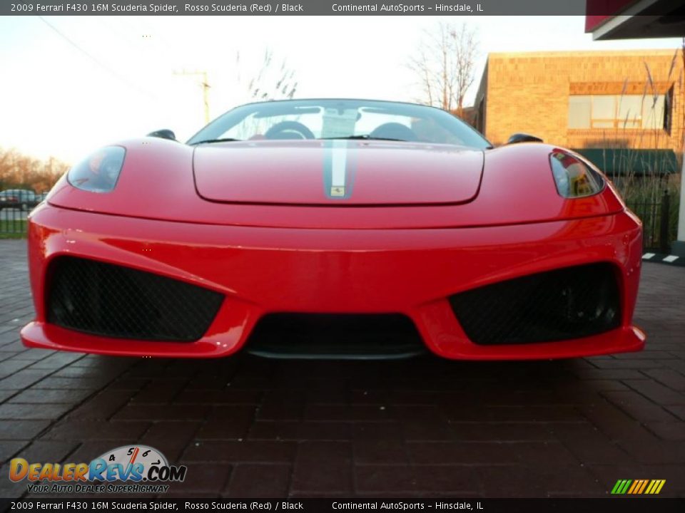 2009 Ferrari F430 16M Scuderia Spider Rosso Scuderia (Red) / Black Photo #13