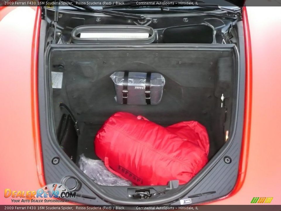 2009 Ferrari F430 16M Scuderia Spider Rosso Scuderia (Red) / Black Photo #14