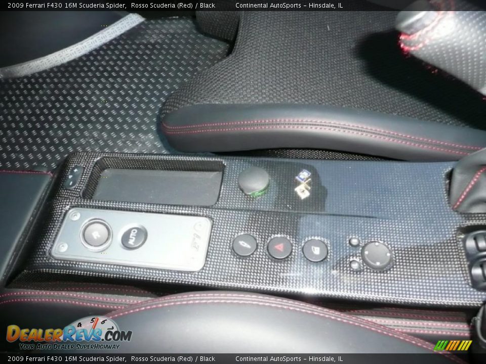 2009 Ferrari F430 16M Scuderia Spider Rosso Scuderia (Red) / Black Photo #26