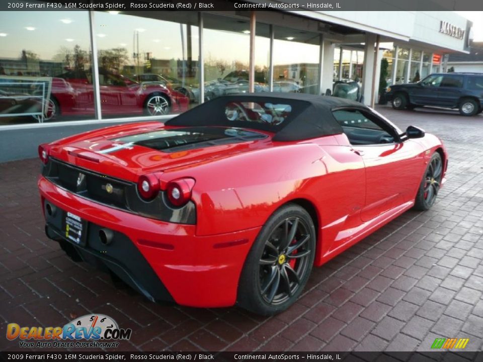 2009 Ferrari F430 16M Scuderia Spider Rosso Scuderia (Red) / Black Photo #30