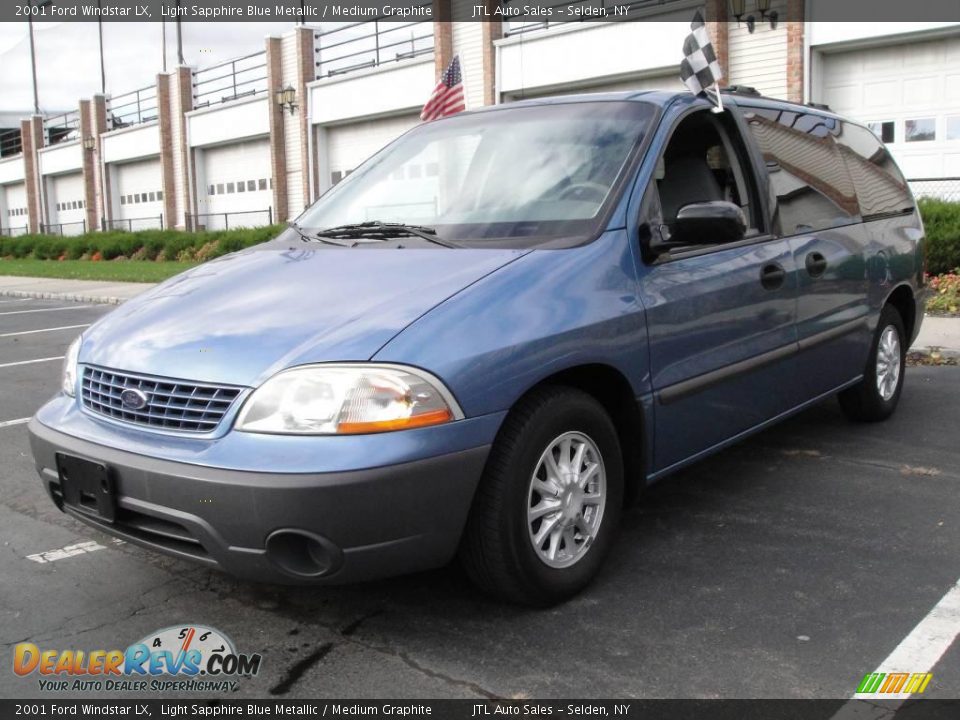 2001 Ford Windstar LX Light Sapphire Blue Metallic / Medium Graphite Photo #1
