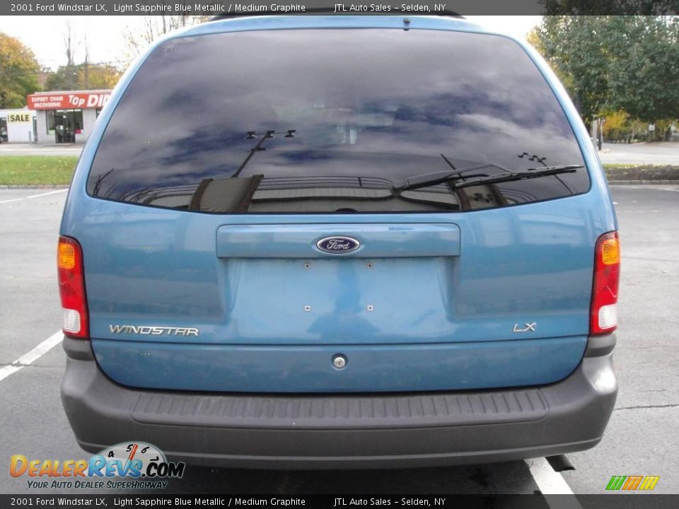 2001 Ford Windstar LX Light Sapphire Blue Metallic / Medium Graphite Photo #5