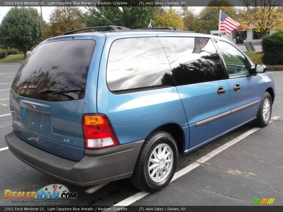 2001 Ford Windstar LX Light Sapphire Blue Metallic / Medium Graphite