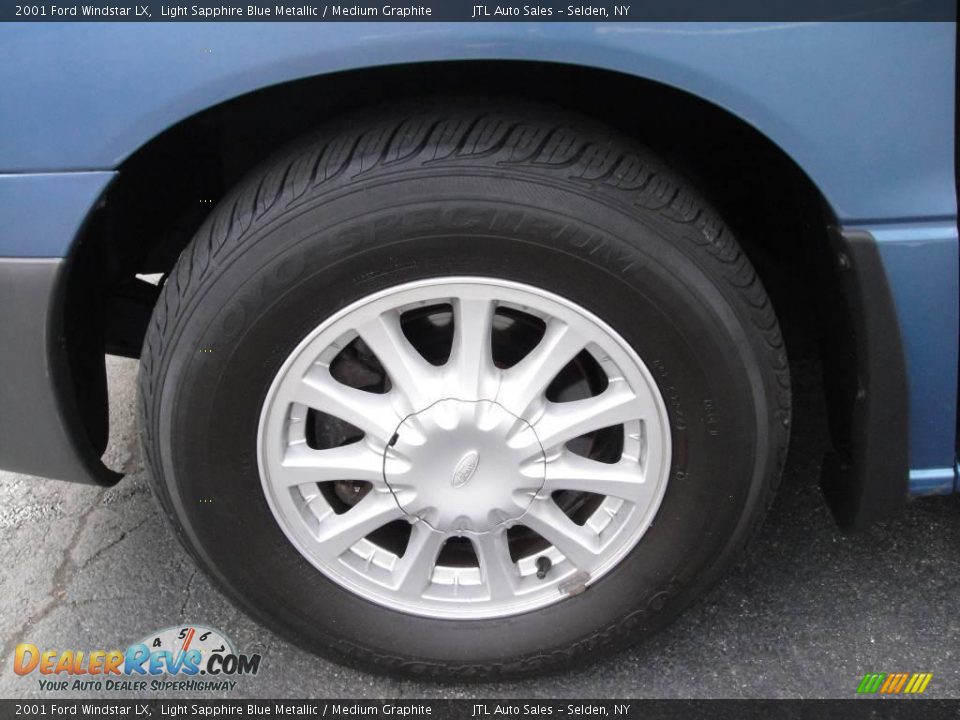 2001 Ford Windstar LX Light Sapphire Blue Metallic / Medium Graphite Photo #9