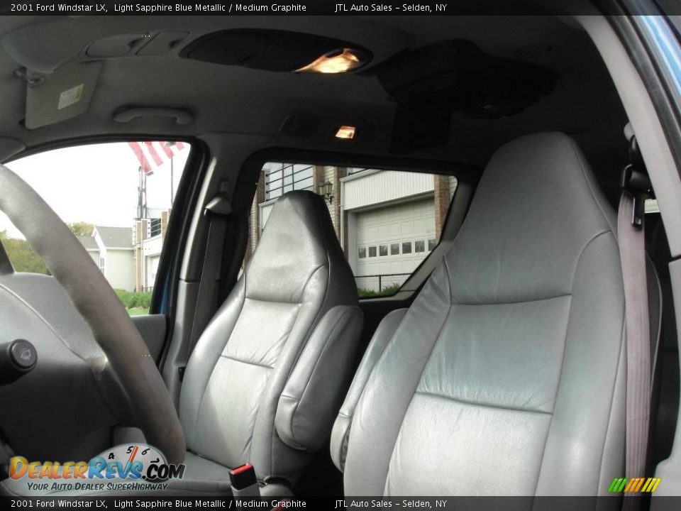2001 Ford Windstar LX Light Sapphire Blue Metallic / Medium Graphite Photo #11