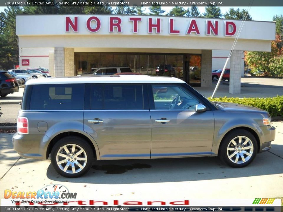 2009 Ford Flex Limited AWD Sterling Grey Metallic / Medium Light Stone Photo #1