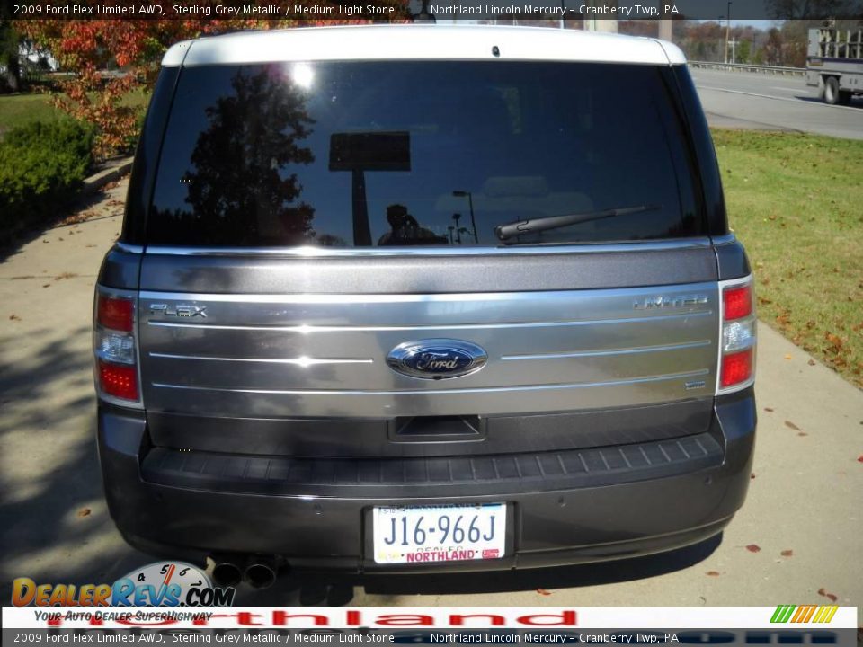 2009 Ford Flex Limited AWD Sterling Grey Metallic / Medium Light Stone Photo #3