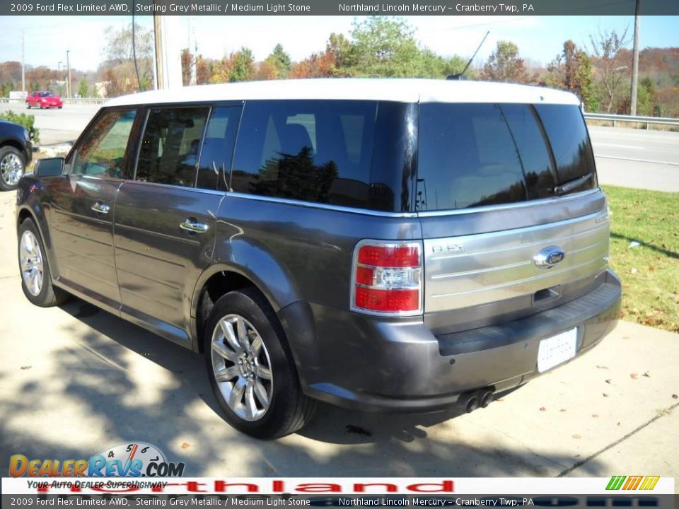 2009 Ford Flex Limited AWD Sterling Grey Metallic / Medium Light Stone Photo #4