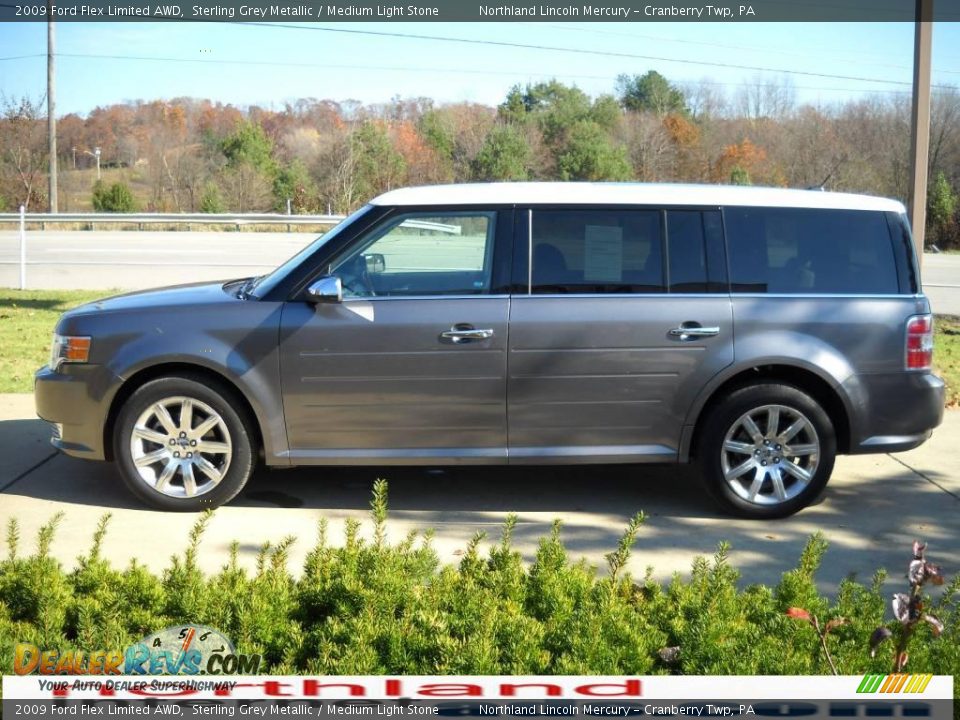 2009 Ford Flex Limited AWD Sterling Grey Metallic / Medium Light Stone Photo #5