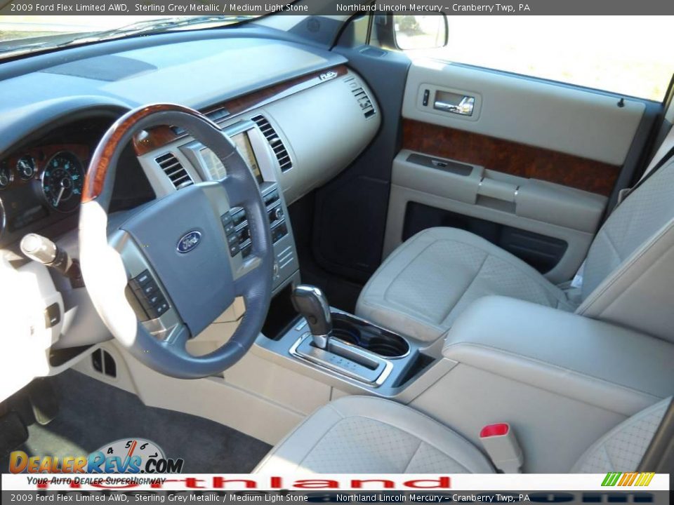 2009 Ford Flex Limited AWD Sterling Grey Metallic / Medium Light Stone Photo #7