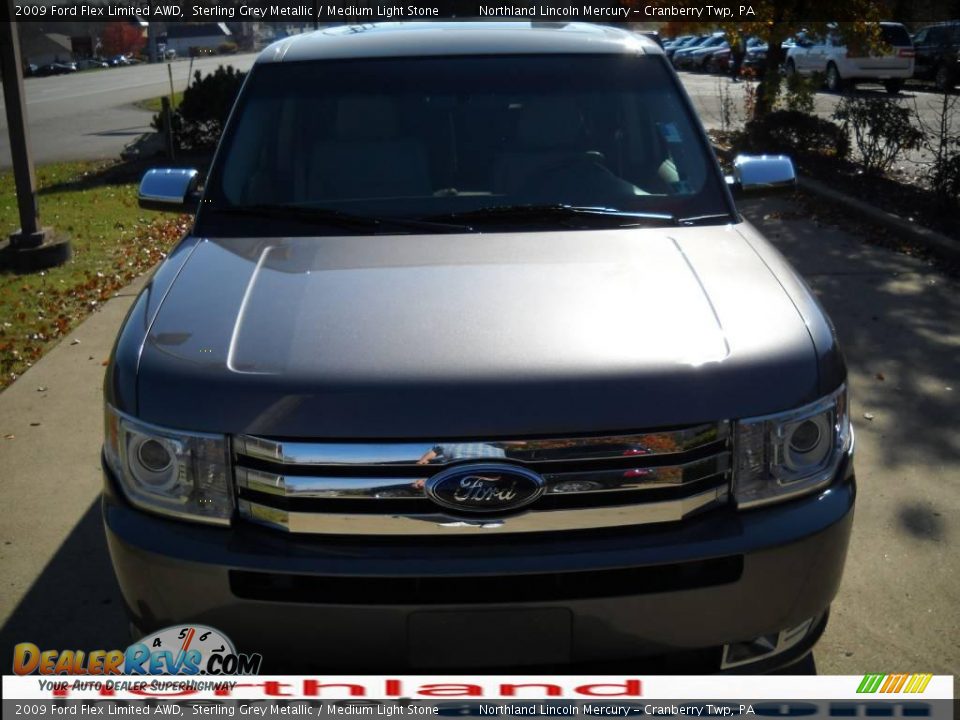 2009 Ford Flex Limited AWD Sterling Grey Metallic / Medium Light Stone Photo #14
