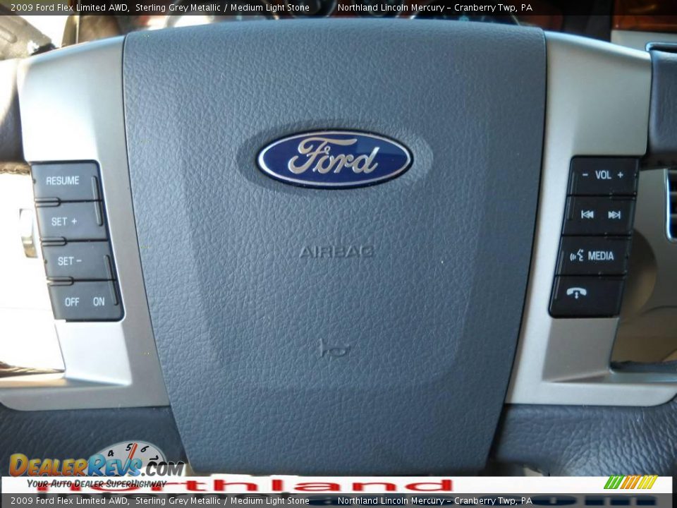 2009 Ford Flex Limited AWD Sterling Grey Metallic / Medium Light Stone Photo #19