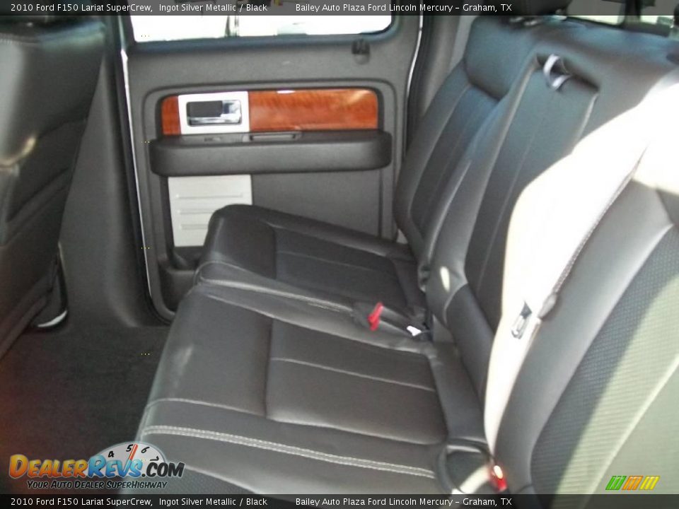 2010 Ford F150 Lariat SuperCrew Ingot Silver Metallic / Black Photo #4
