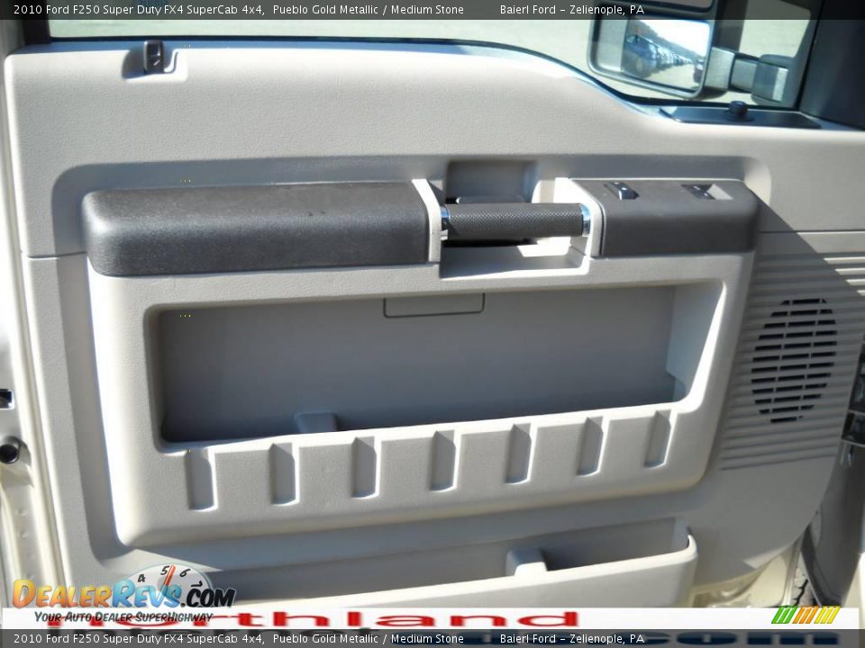 2010 Ford F250 Super Duty FX4 SuperCab 4x4 Pueblo Gold Metallic / Medium Stone Photo #9