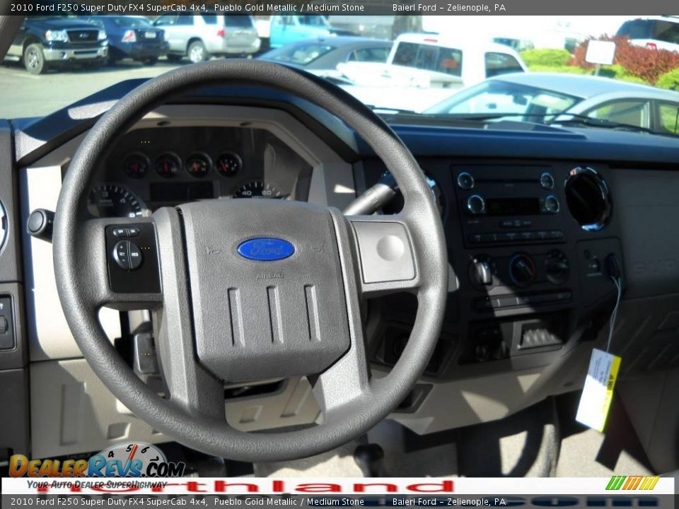2010 Ford F250 Super Duty FX4 SuperCab 4x4 Pueblo Gold Metallic / Medium Stone Photo #14
