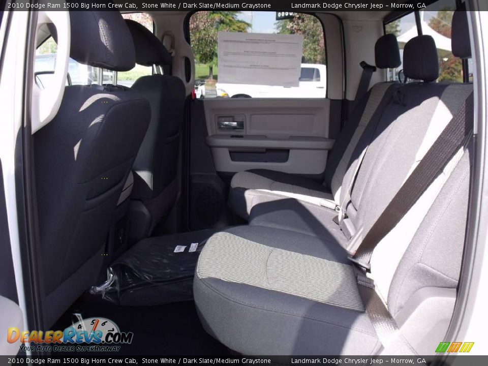 2010 Dodge Ram 1500 Big Horn Crew Cab Stone White / Dark Slate/Medium Graystone Photo #6