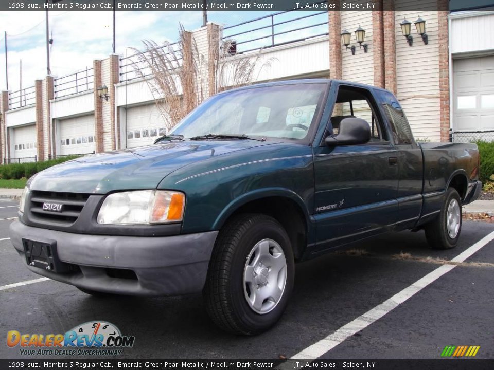 1998 Isuzu Hombre S Regular Cab Emerald Green Pearl Metallic / Medium Dark Pewter Photo #1