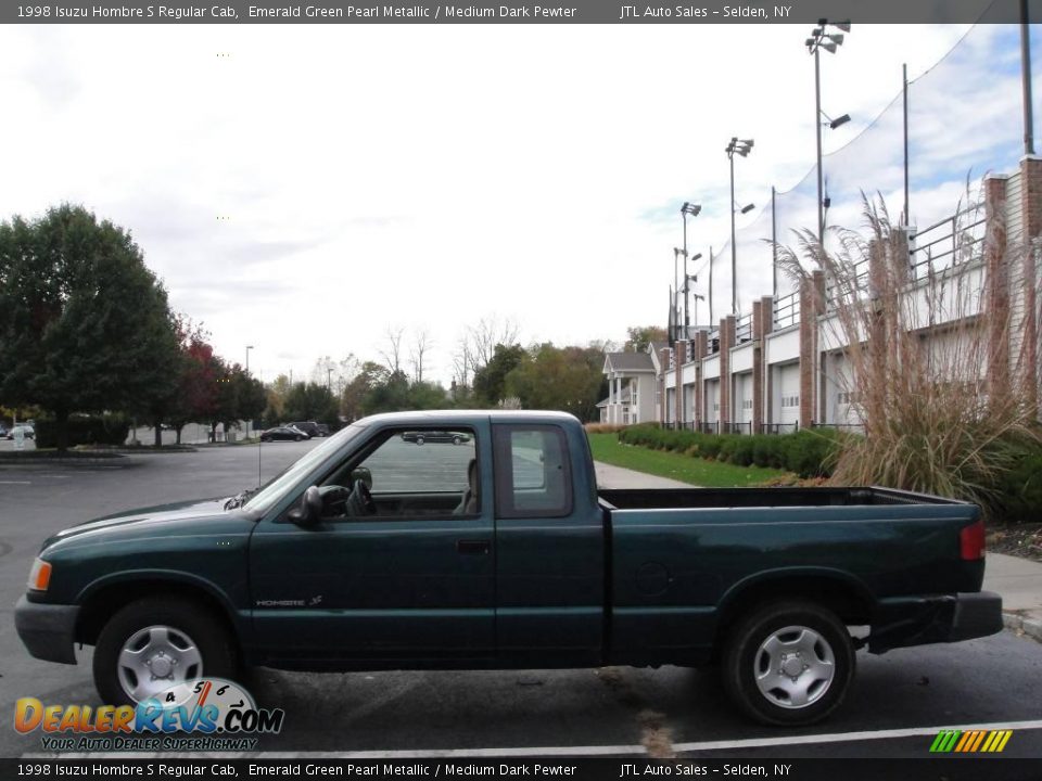 1998 Isuzu Hombre S Regular Cab Emerald Green Pearl Metallic / Medium Dark Pewter Photo #4