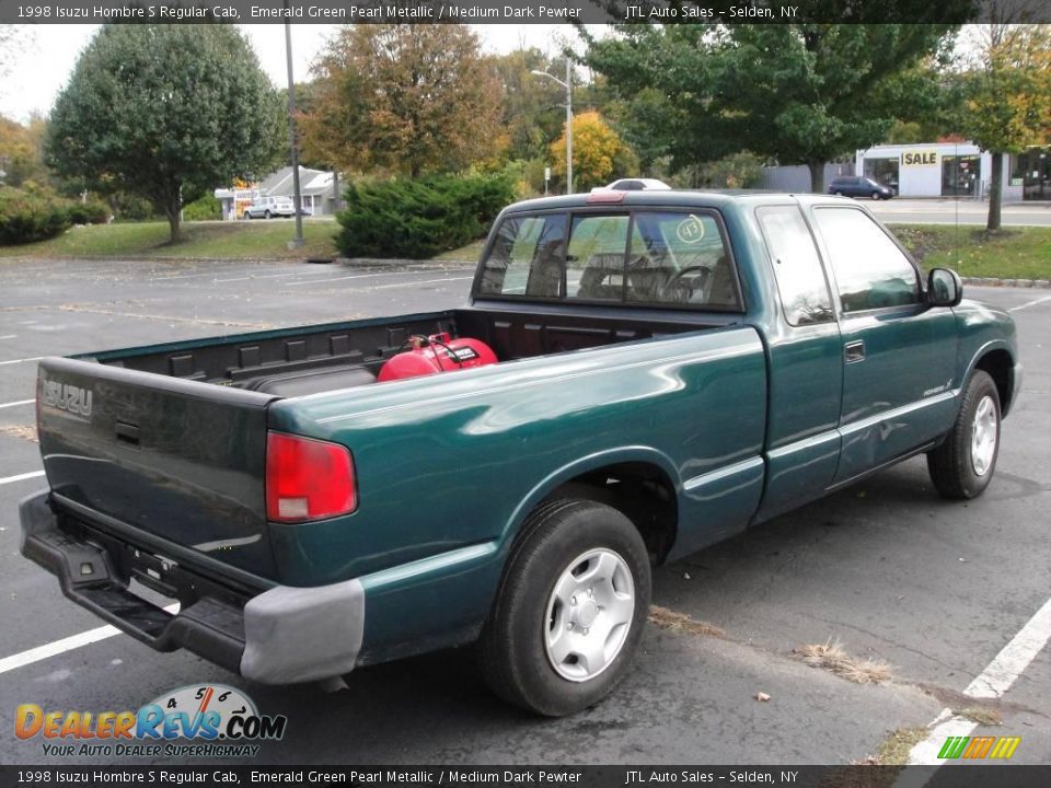 1998 Isuzu Hombre S Regular Cab Emerald Green Pearl Metallic / Medium Dark Pewter Photo #6