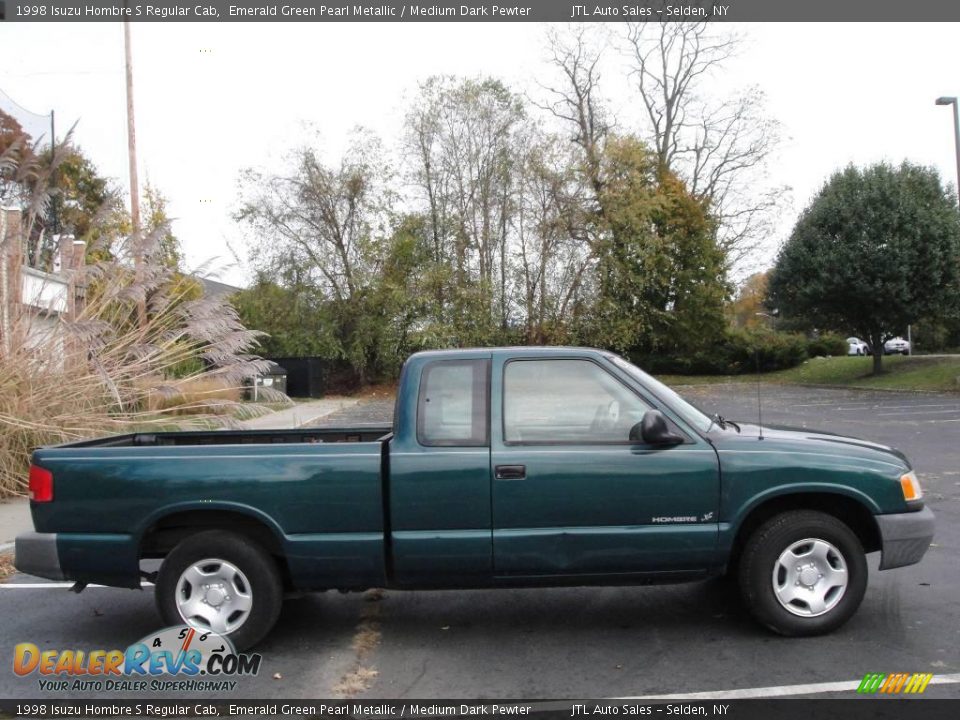 1998 Isuzu Hombre S Regular Cab Emerald Green Pearl Metallic / Medium Dark Pewter Photo #7