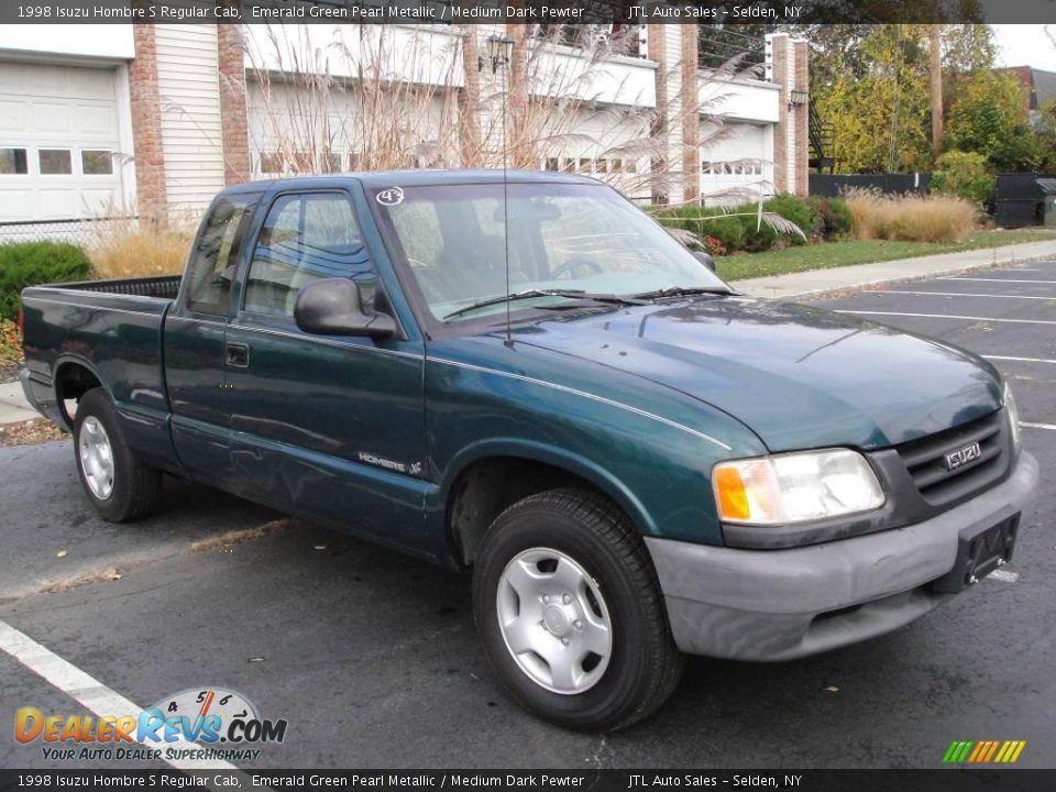 1998 Isuzu Hombre S Regular Cab Emerald Green Pearl Metallic / Medium Dark Pewter Photo #8