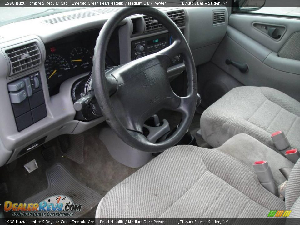 1998 Isuzu Hombre S Regular Cab Emerald Green Pearl Metallic / Medium Dark Pewter Photo #13