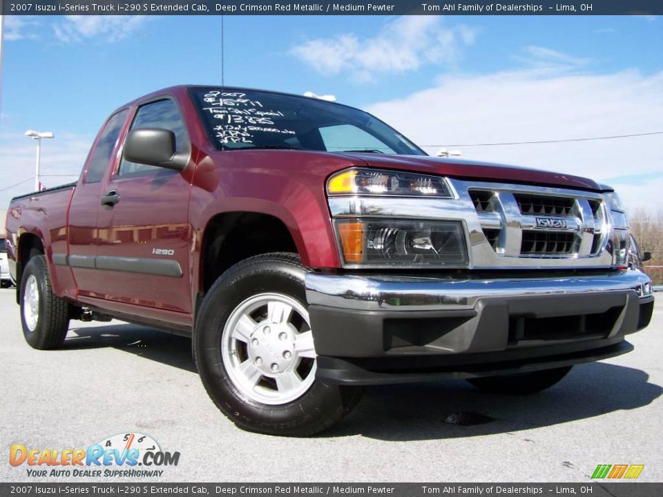 2007 Isuzu i-Series Truck i-290 S Extended Cab Deep Crimson Red Metallic / Medium Pewter Photo #1