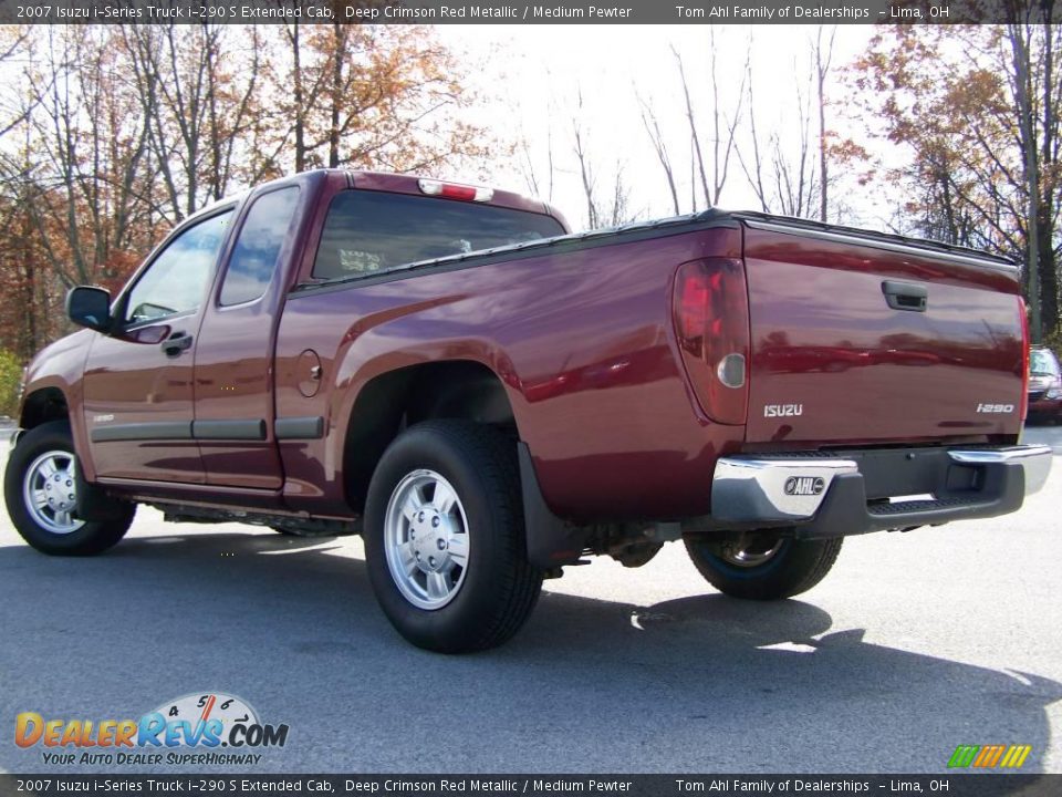 2007 Isuzu i-Series Truck i-290 S Extended Cab Deep Crimson Red Metallic / Medium Pewter Photo #4