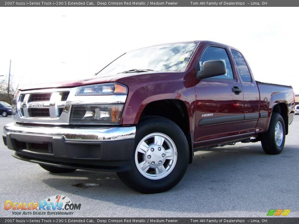 2007 Isuzu i-Series Truck i-290 S Extended Cab Deep Crimson Red Metallic / Medium Pewter Photo #5